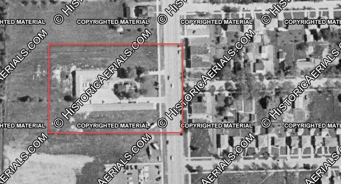 Bella Motel - 1957 Aerial (newer photo)